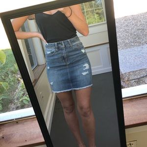 Wild Pearl high-waisted denim skirt (size 26)